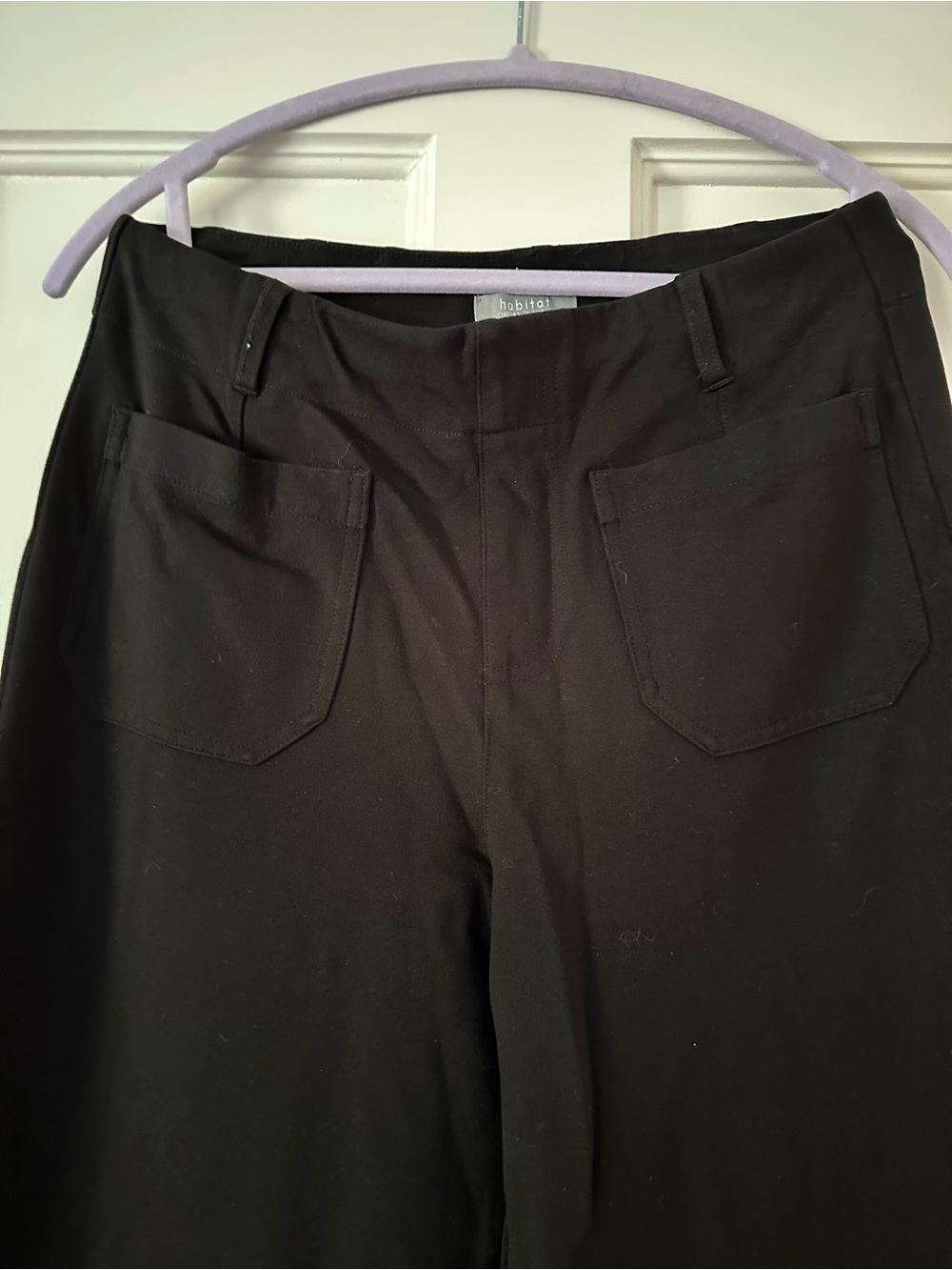 Habitat Black Wide-Leg Pants Small - Picture 2 of 7